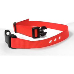 PetsTEK 1" Width Nylon Replacement Collar Strap in Orange