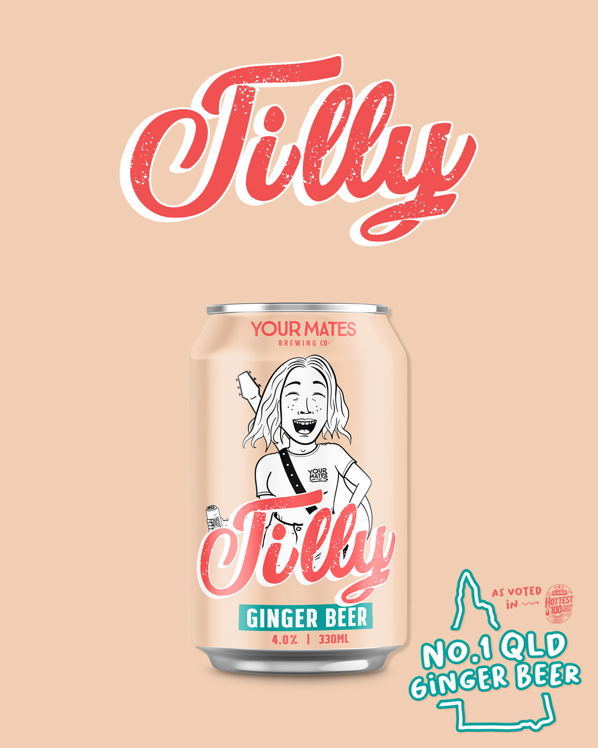 Tilly Ginger Beer ~ Your Mates Brewing Co