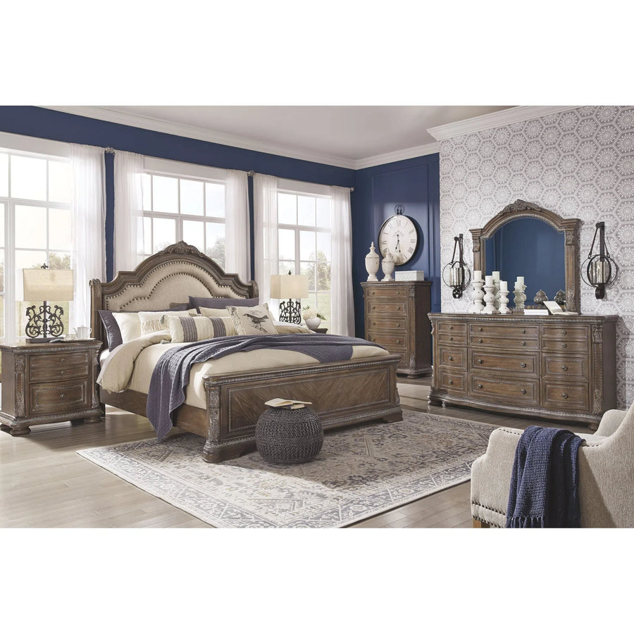 Ashley B803 31 36 46 57 54 96 92 2 Charmond Brown 8 Pc