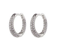 Load image into Gallery viewer, Pave Amelie Hoops

