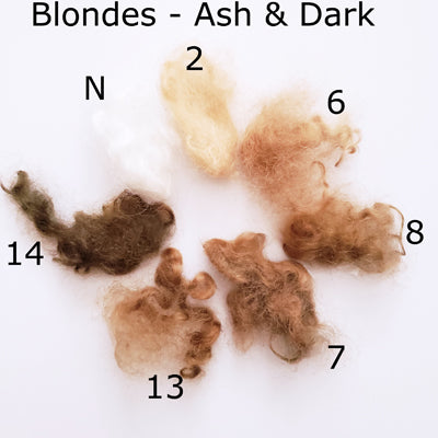 Cool blondes, Ash blonde & light brown using cassia, henna & indigo