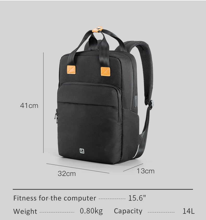 Kingsons, 17-inch multifunction laptop backpack with USB charging