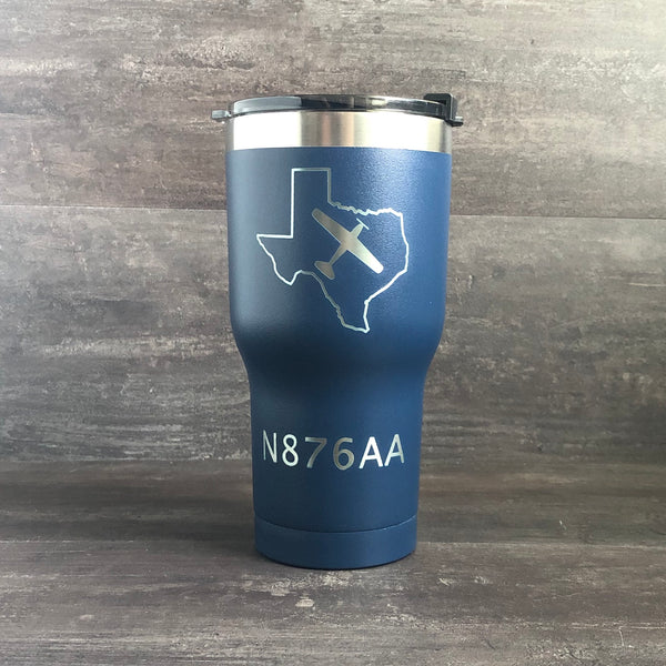 American Bonanza Society Custom RTIC Tumbler – K&L Custom Gifts