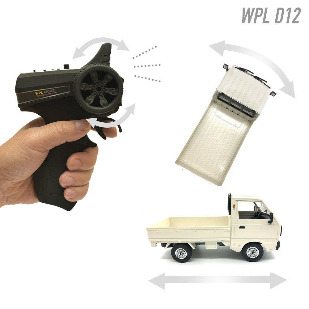公式ショップ WPL D12 専用品 金属 リア シャフト セット 銀 ラジコン 軽トラ