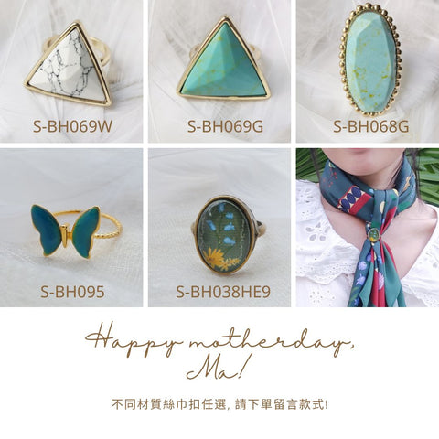 stephydesignhk mother gift scarf ring