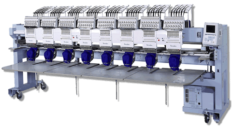 multi head embroidery machines - gregorys graphics - screen printing
