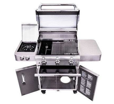 Stainless Steel 3-Burner Gas Grill