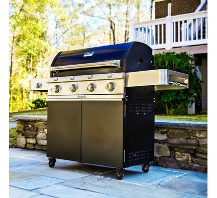 Cast Black 4-Burner Gas Grill