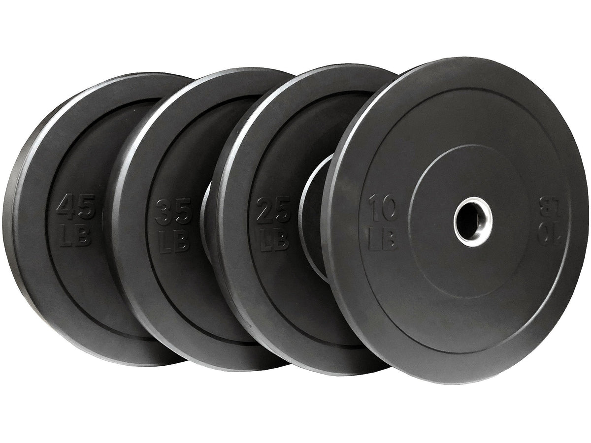 Rubber Bumper Plate Set (10, 15, 25, 35, 45 lbs.)