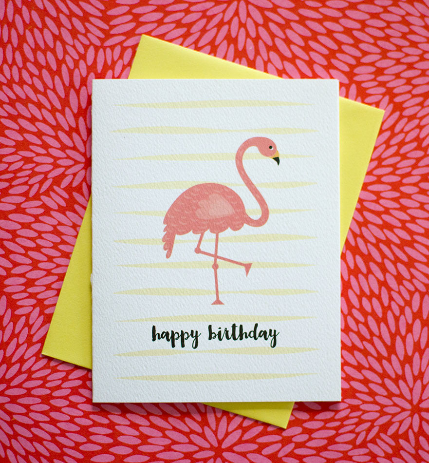 happy birthday flamingo images