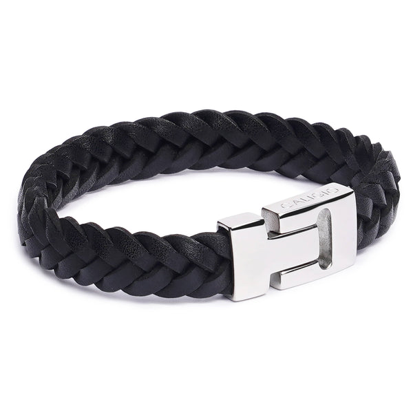 Buy Stone Bracelets with Finest Leather - Prime Black Beads