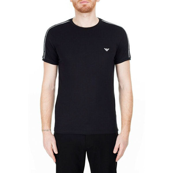 emporio armani lounge crew neck t shirt black