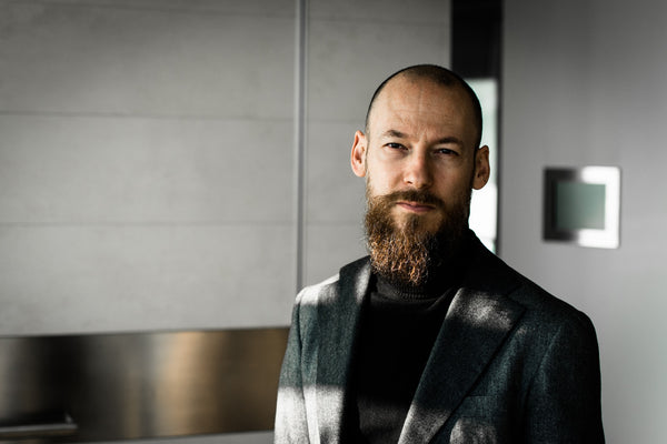 A man with a freshly dyed beard