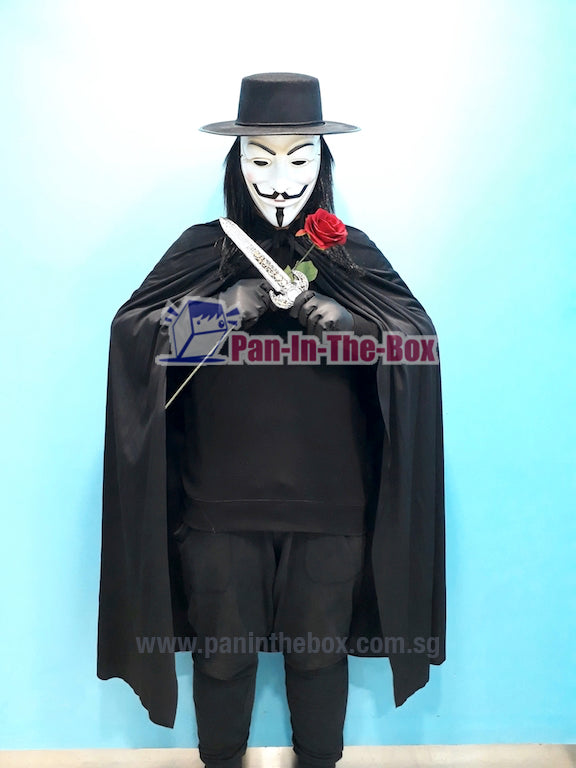 V For Vendetta Costume – Pan-In-The-Box Singapore
