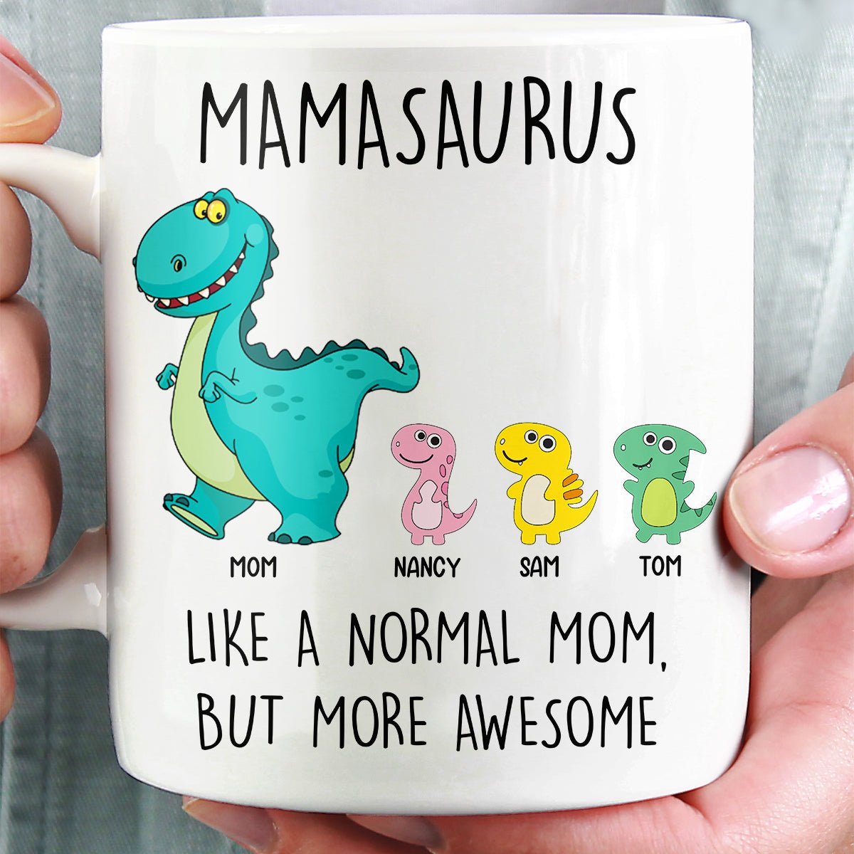 Mamasaurus Mug, Don't Mess With Mamasaurus You'll Get Jurasskicked Coffee  Mug, Dinosaur Mug, Dinosaur Mug N Gift For Mom Tired As A Mother, Ceramic  Novelty Coffee Mugs 11oz, 15oz Mug, Te 