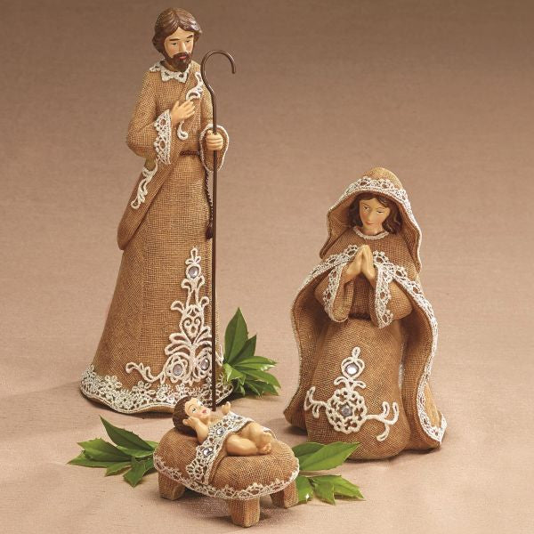 Burlap Nativity Set Ellisi Gifts