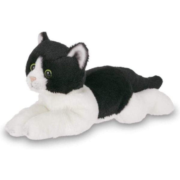 stuffed white cat