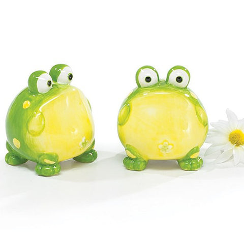 frog salt and pepper shakers