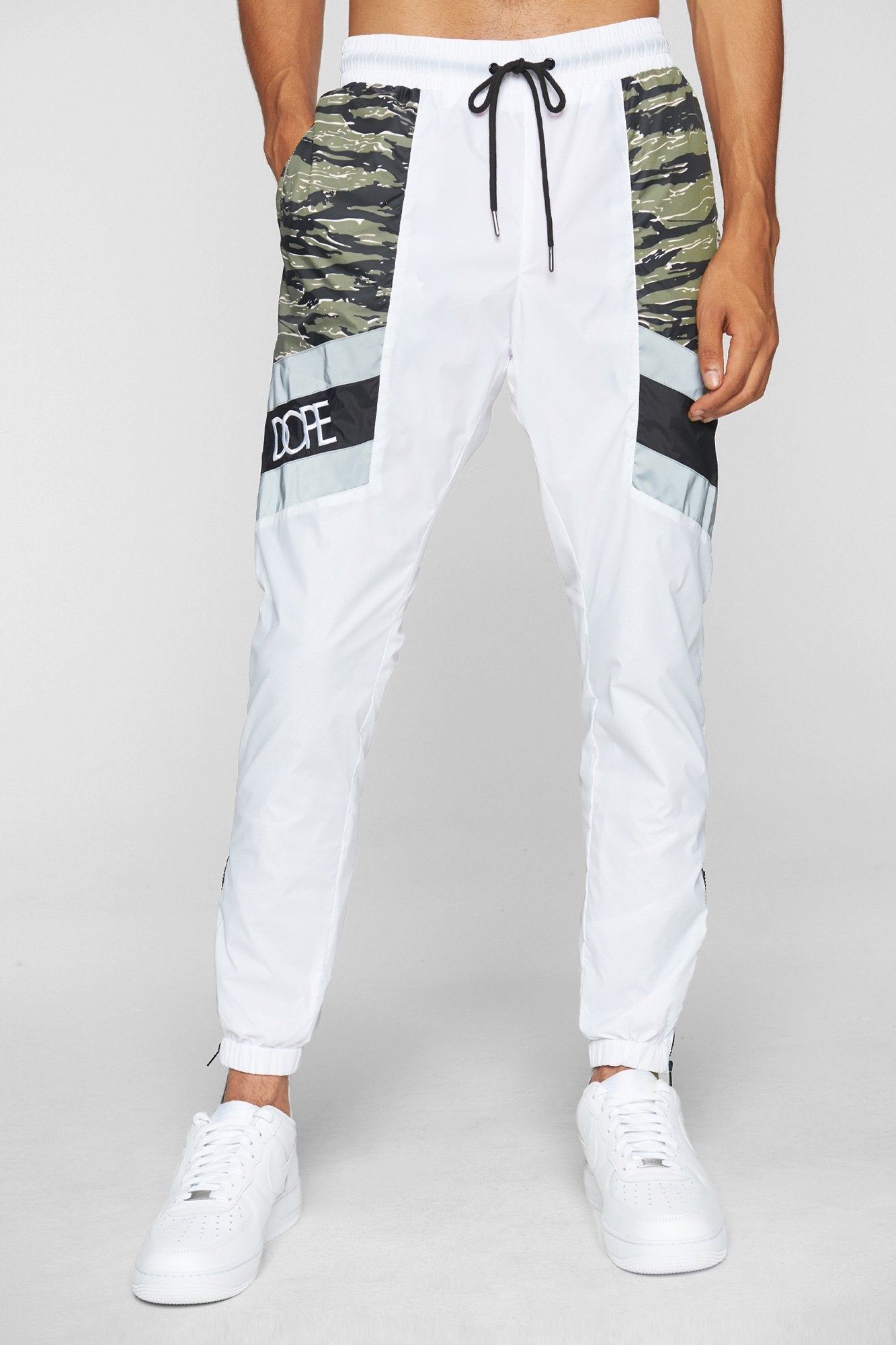 white camo joggers