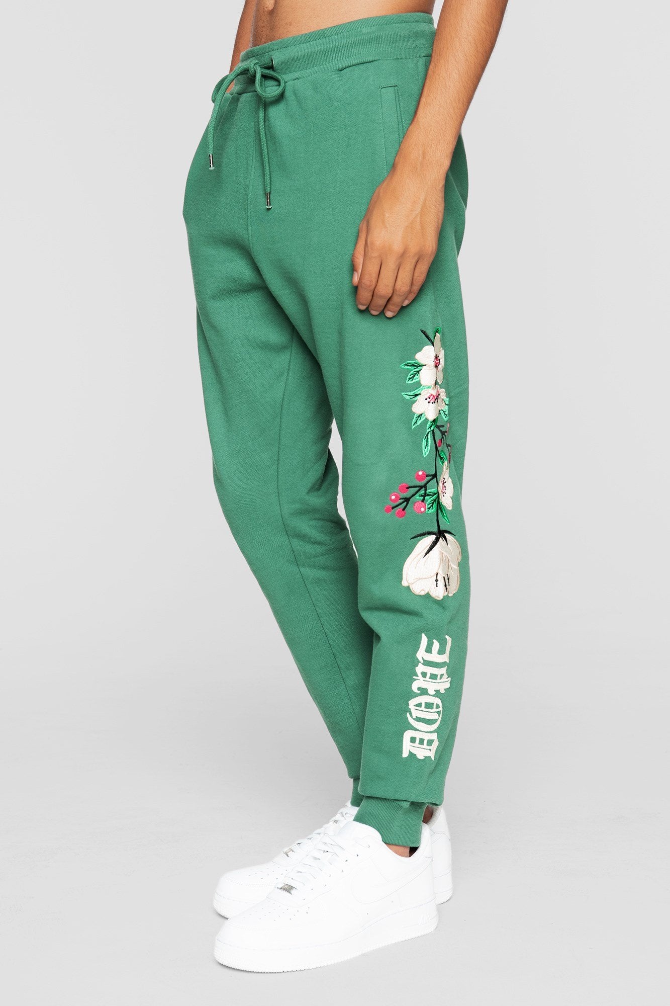 forest green sweatpants