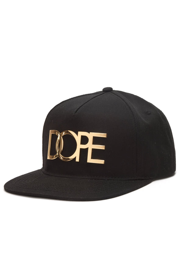24k Gold Logo New Era Fitted Dope