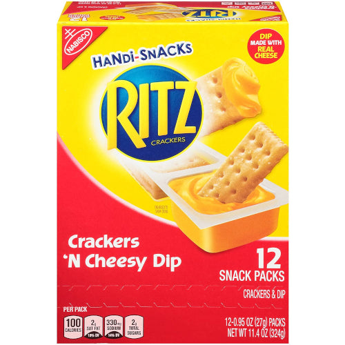 Handi-Snacks Ritz Crackers 12 Snack Pack 324g