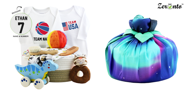 Zeronto Baby Gift Basket - Team USA (Basketball)