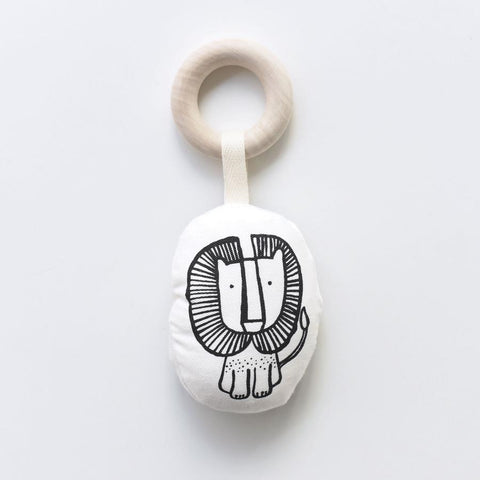 Wee Gallery Organic Cotton Baby Teether - Lion
