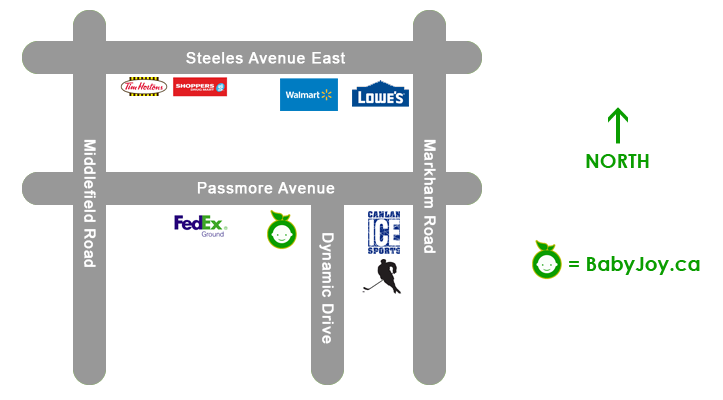 Baby Joy Location Map