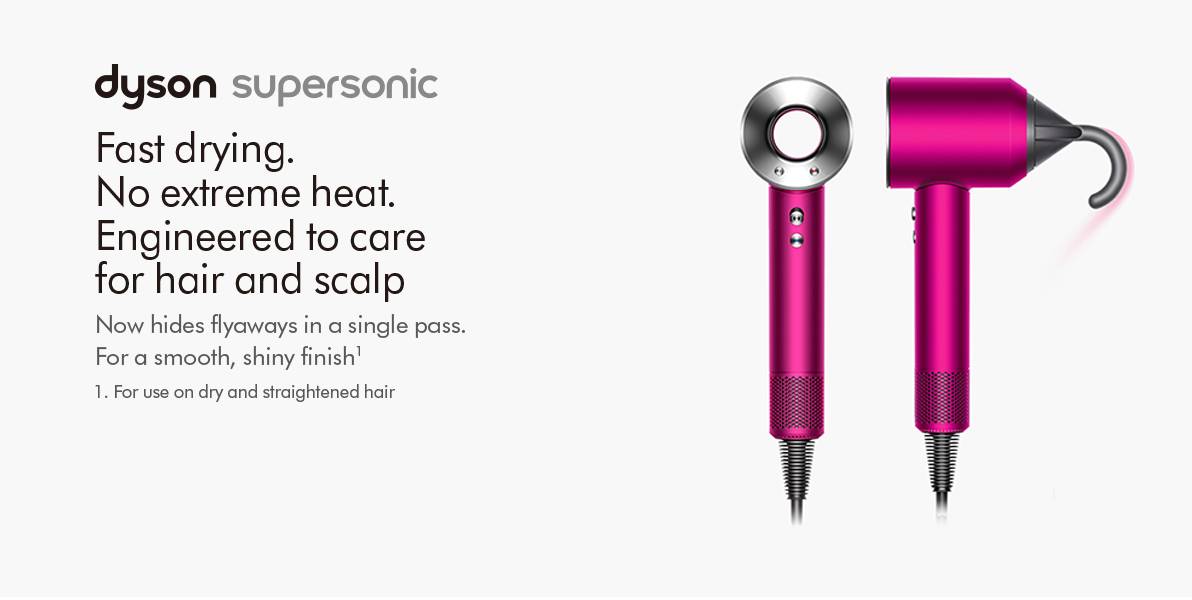 Dyson Supersonic™ hair dryer HD08 (Fuchsia/Nickel) – Jebsen 