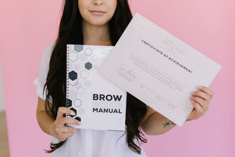 Brow Bomb Manual and Certificate - Beauty Endevr