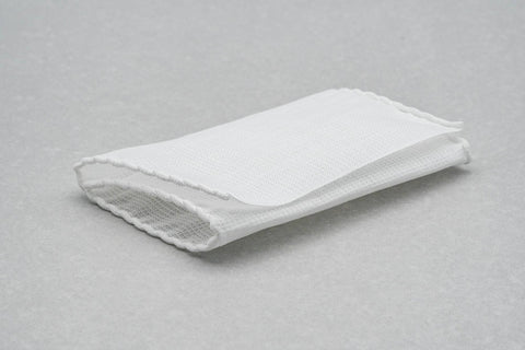 Japanese Chakin - White Hemp Hoda-style Tea Cloth