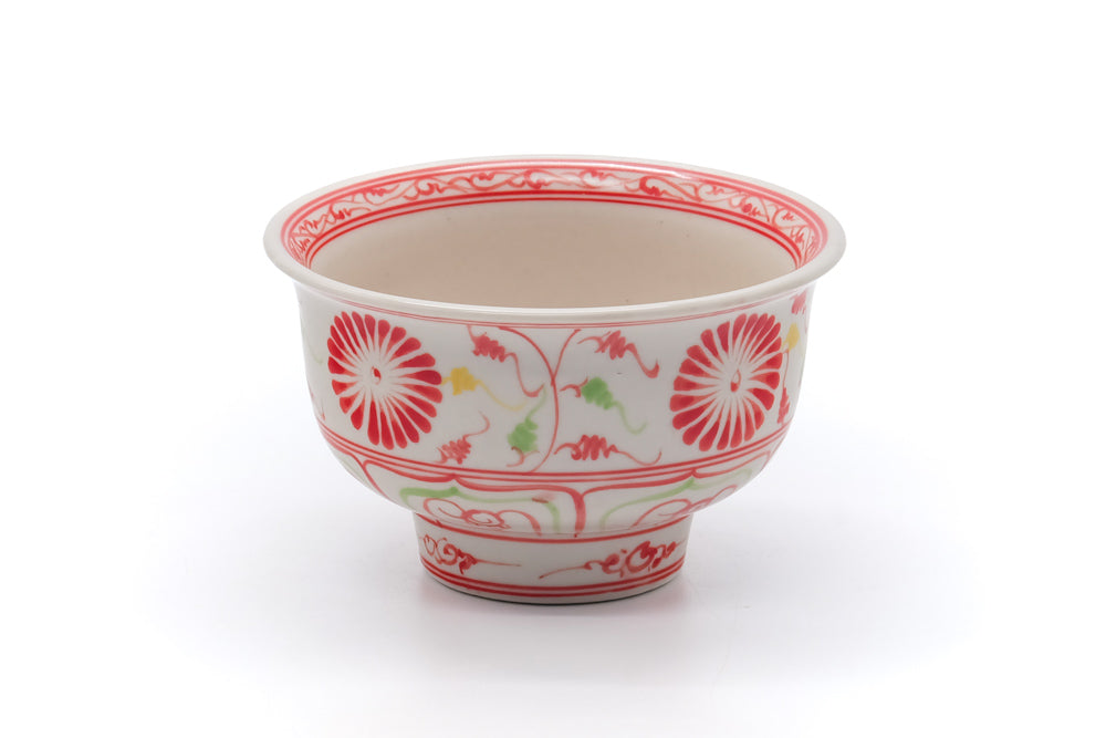 Pink Shino Matcha Tea Bowl - Shizen Cha