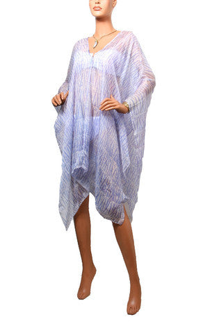 Silk Beachwear Poncho | Cover-up | Resort Dresses