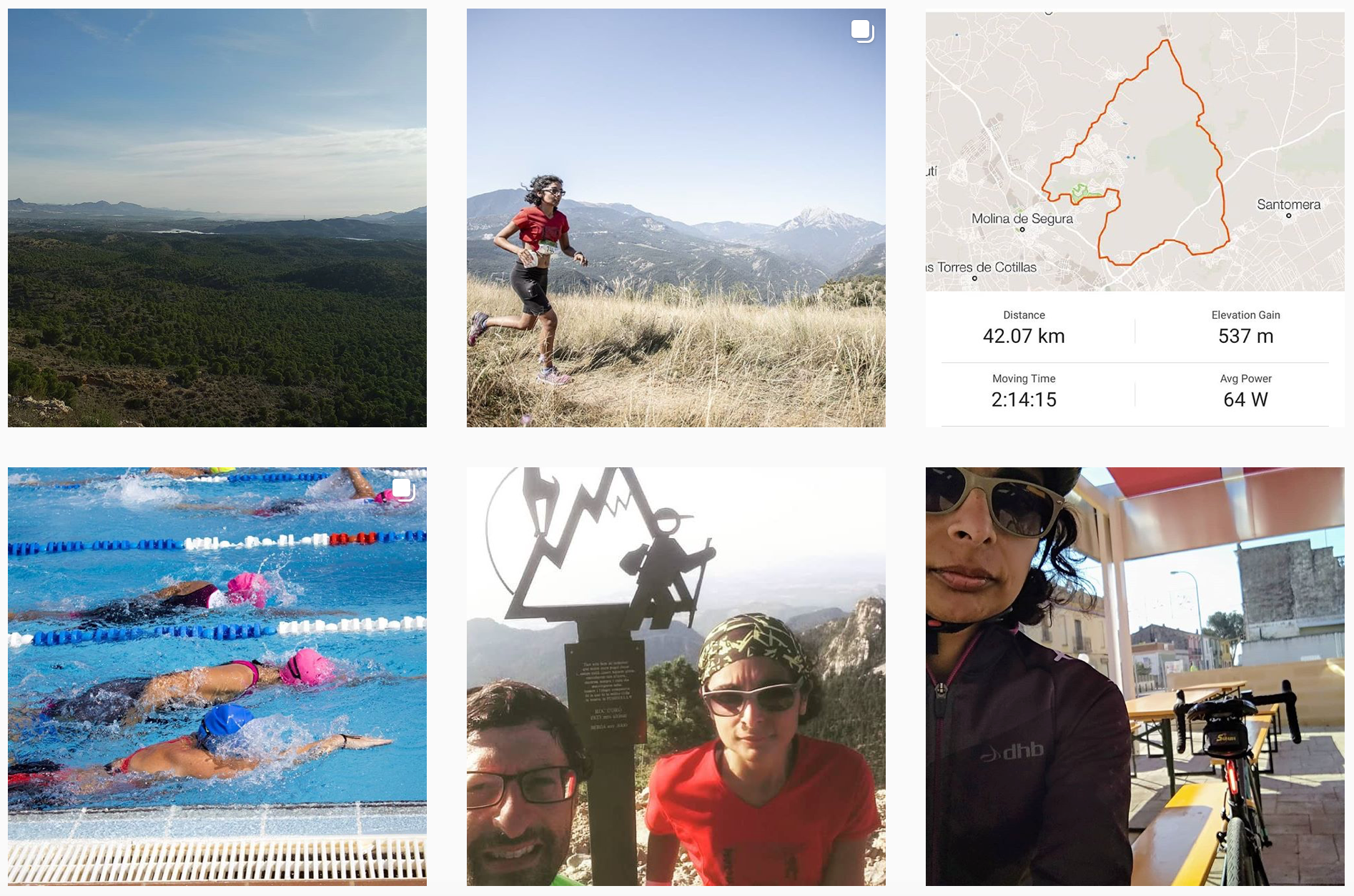 instagram account woman cycling