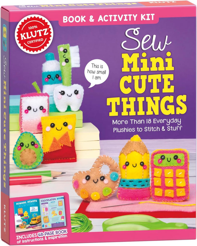 KLUTZ Super Cute Embroidery Book & Activity Kit