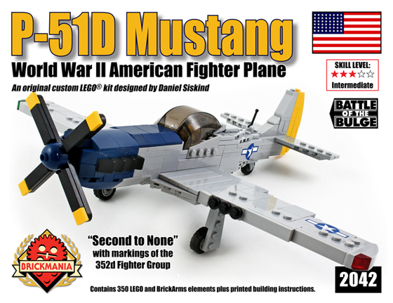 lego p 51 mustang