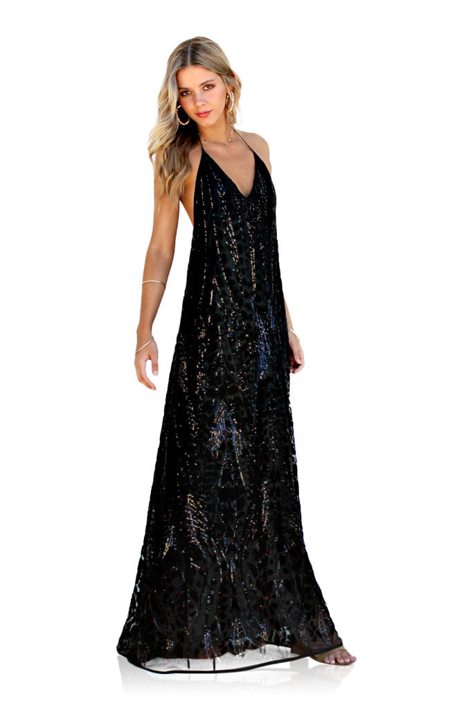 backless velvet gown