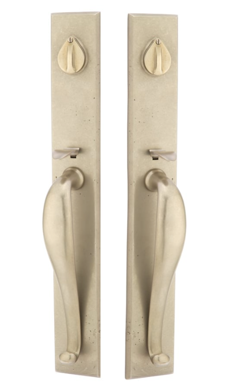 Emtek Grip by Grip Rectangular Full Length Tubular Entry Handleset