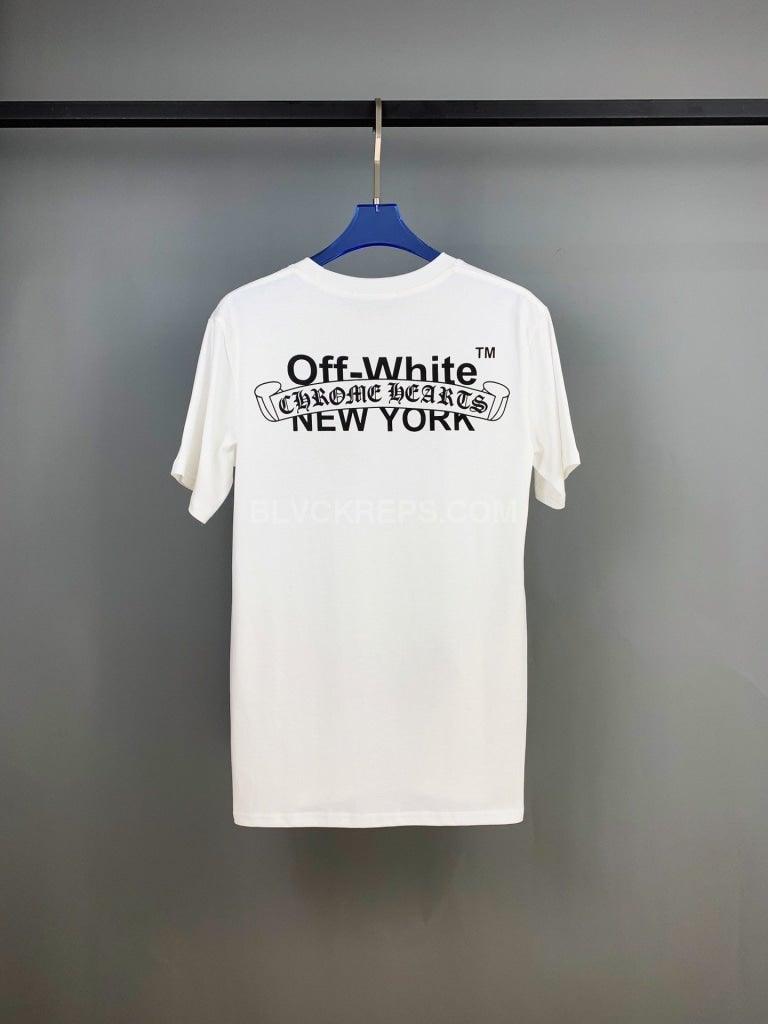 OFF-WHITE X Chrome hearts T-shirt O1 – BLVCKREPS
