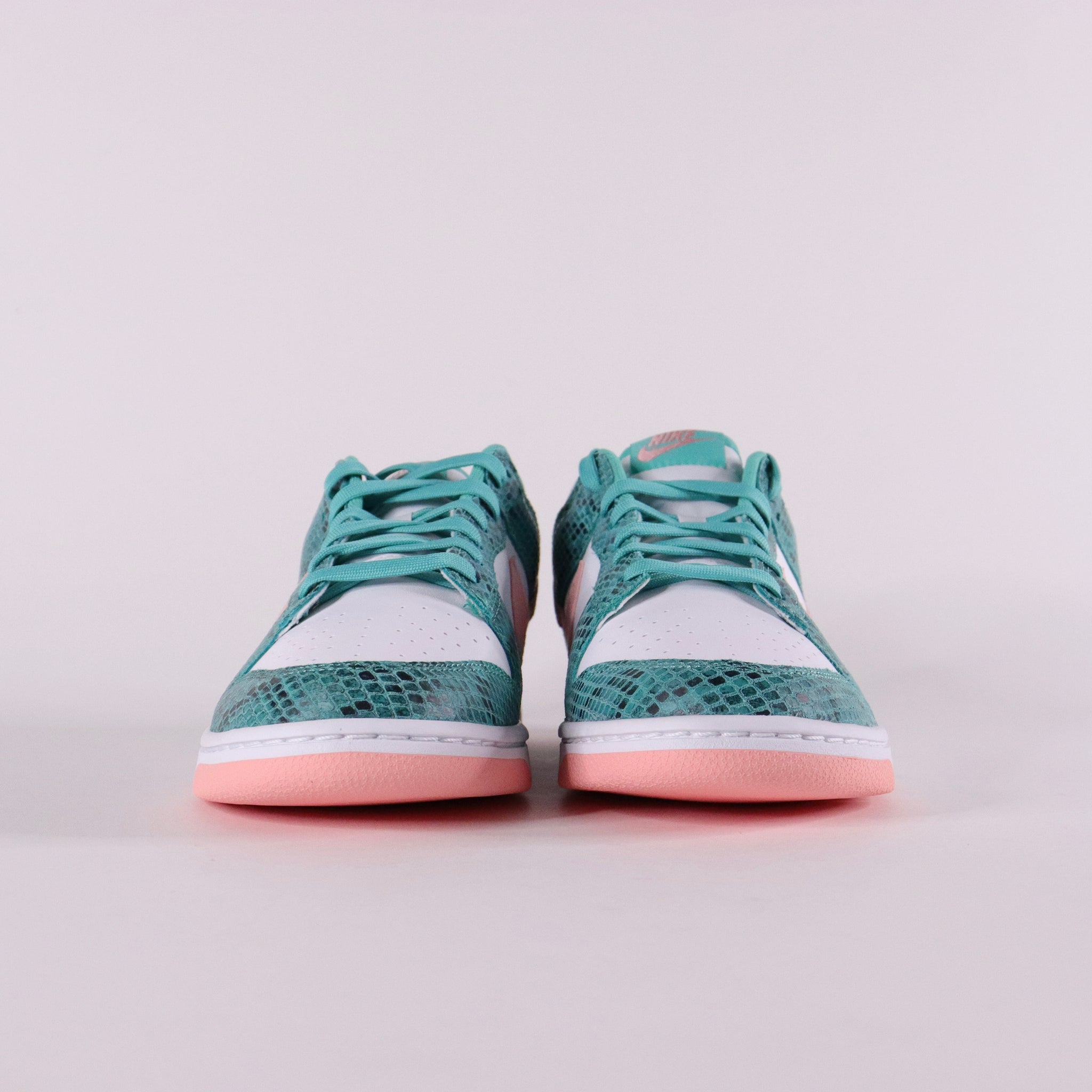 nike dunk low washed teal and bleached coral