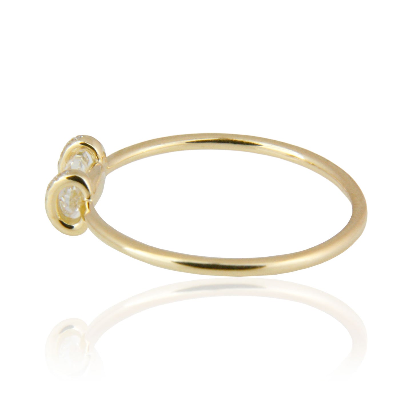 Rectangular Rose Cut Diamond Ring – Sweet Pea Jewellery