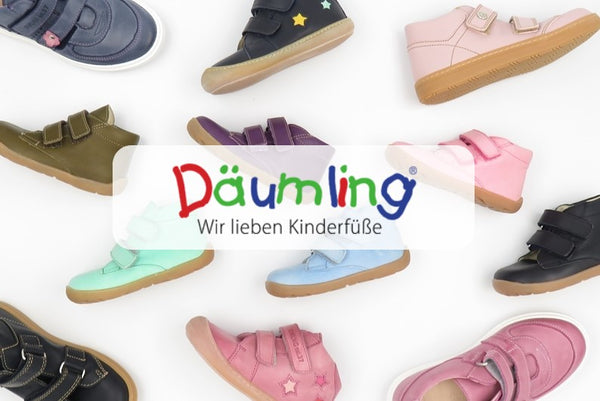 Daumling（ダウムリング）のロゴと革製の靴の写真