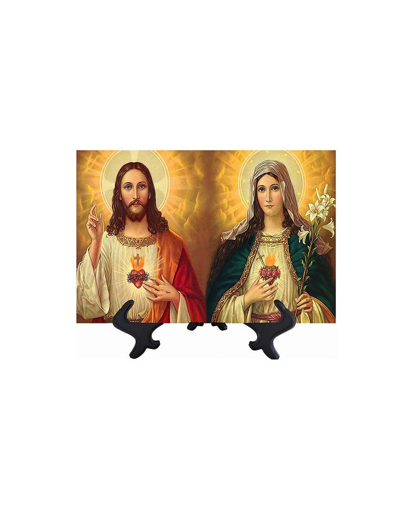 immaculate heart of mary and sacred heart of jesus