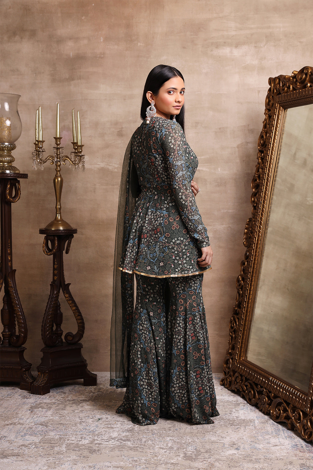Sharara Pants with Elasticated Waistband Price in India Full  Specifications  Offers  DTashioncom