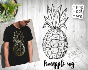 Download Pineapple Svg And Clipart Summer Fruit Svg Instant Download Mea Design Svg