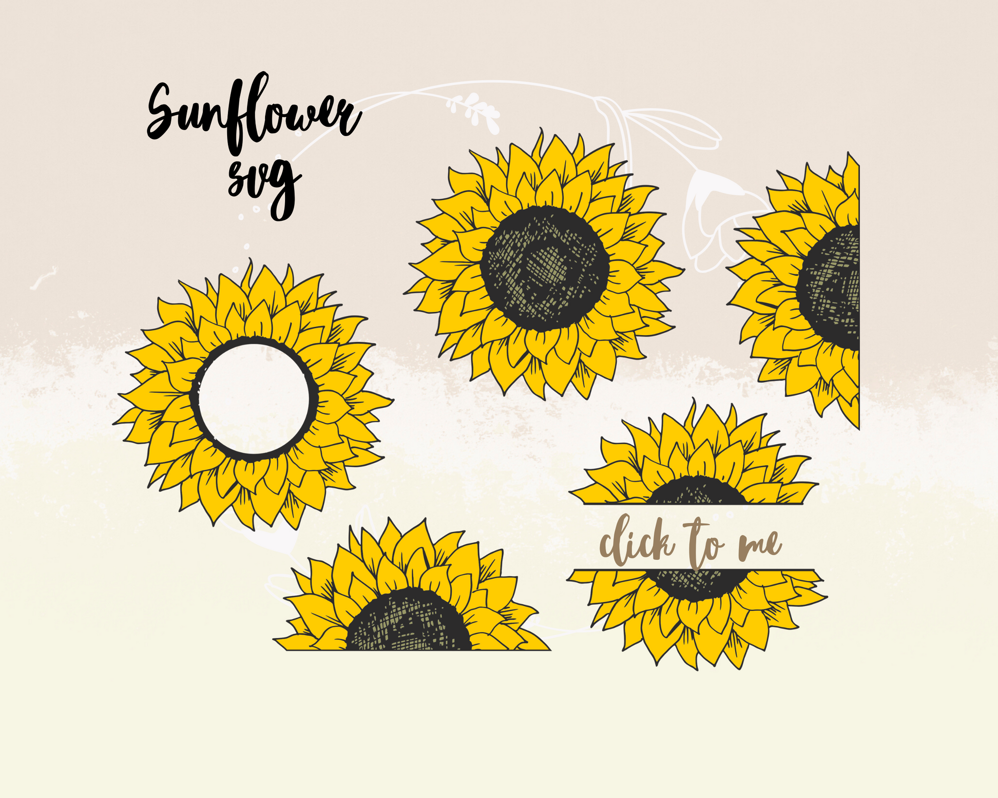 Free Free Sunflower Svg Download SVG PNG EPS DXF File