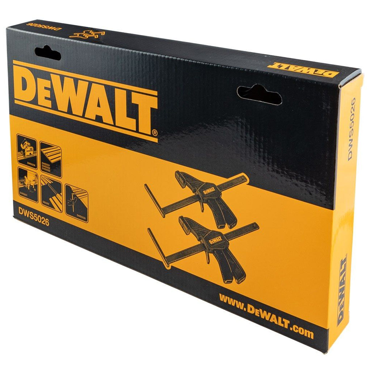DeWalt DWS5026-XJ Plunge Saw Clamp Twin Pack Guide Rail – Excel Tools