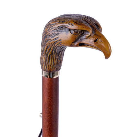 Deluxe 28 Long Shoe Horn with Nickel Plated Eagle Handle