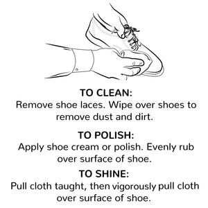 microfiber cloth shoe shine